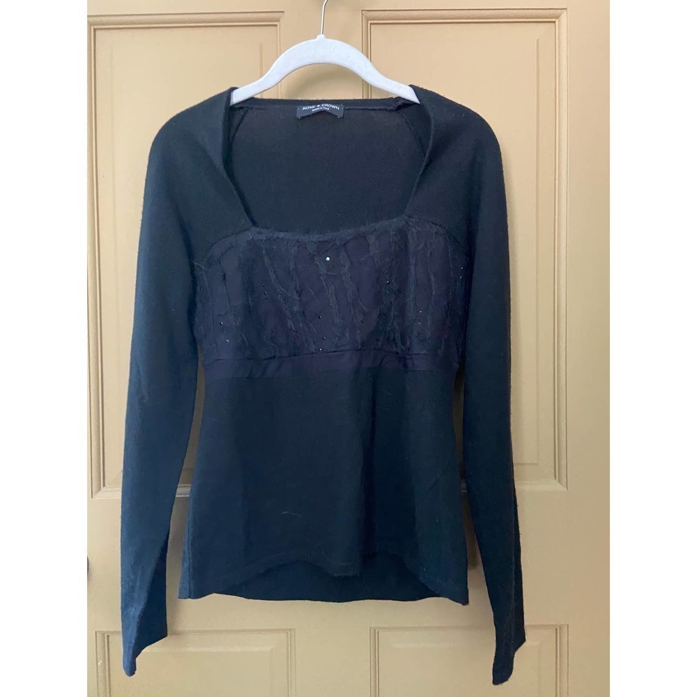 Rose & Crown Cashmere Wool Blend Pullover Sweater Women's Size Small
